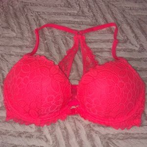 Pink bra